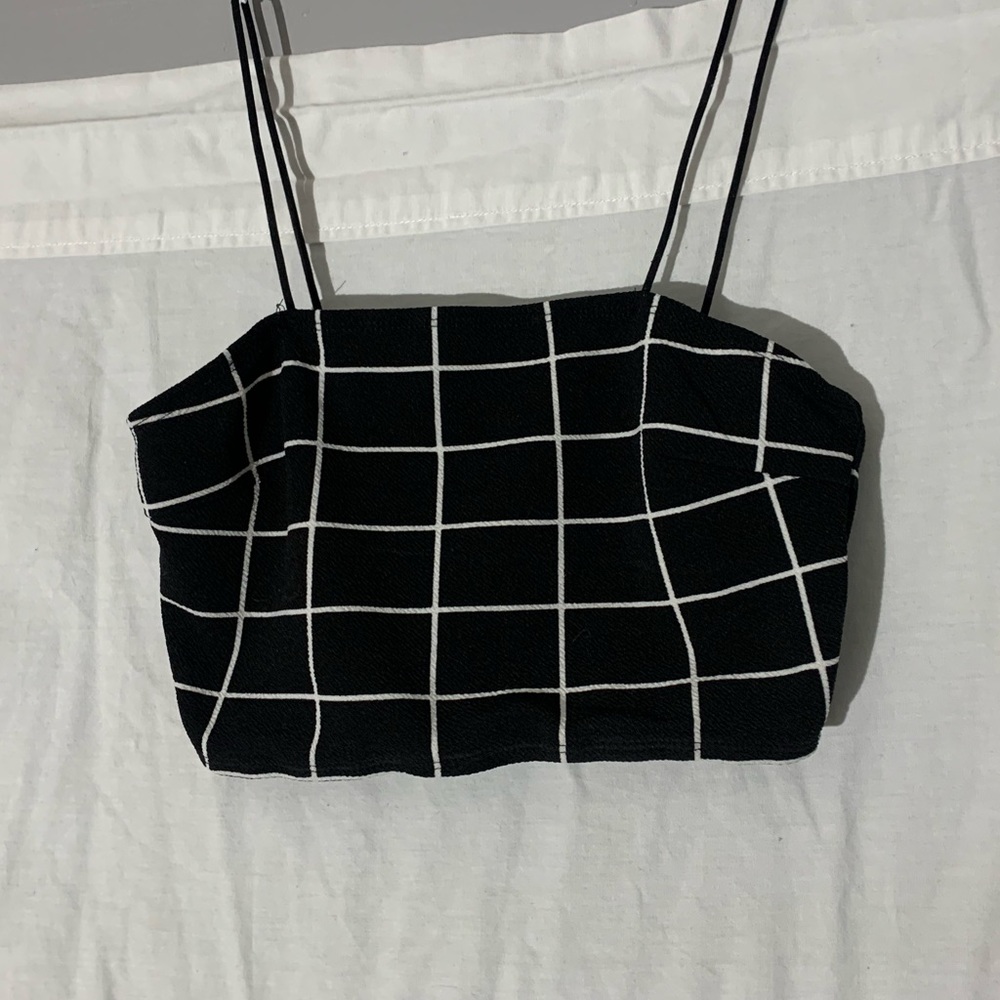 Cropped blouse tank